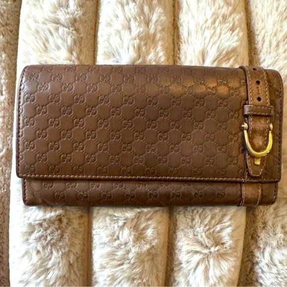 Gucci Brown Leather Women's Bag - Picture 1 of 9